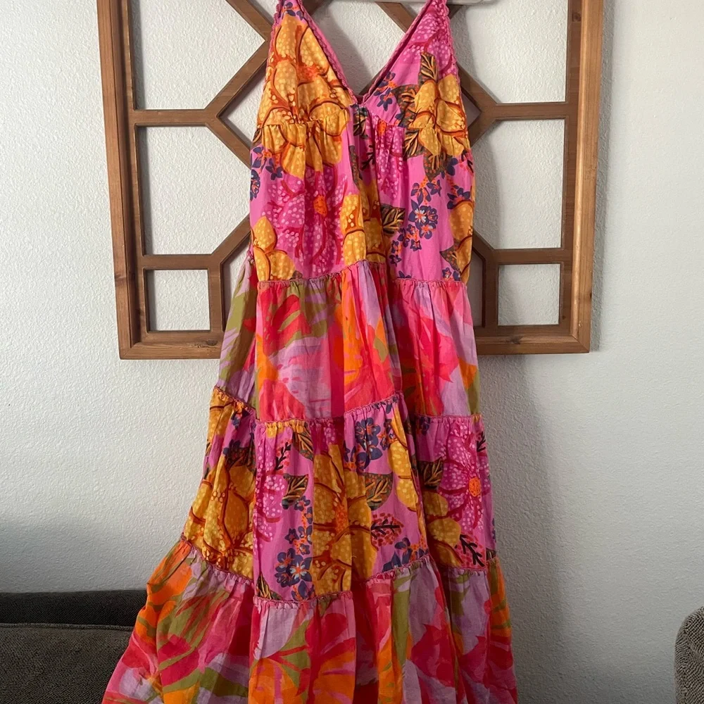Farm Rio Vibrant Floral Maxi Dress - Picture 2 of 14